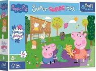 Trefl Puzzle Super Shape XXL Pepin Pig: Playing with his brother 60 pieces - Jigsaw