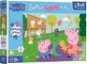 Trefl Puzzle Super Shape XXL Pepin Pig: Playing with his brother 60 pieces - Jigsaw