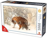 Deico Puzzle Tiger with cub 1000 pieces - Jigsaw Puzzle