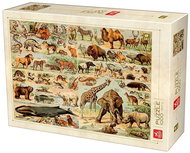 Deico Puzzle Encyclopedia of Wild Animals 1000 pieces - Jigsaw Puzzle