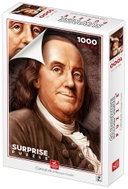 Deico Surprise Puzzle Cartoon of Benjamin Franklin 1000 pieces - Jigsaw Puzzle