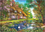 Falcon Puzzle Cottage by the water 1000 pieces - Jigsaw Puzzle