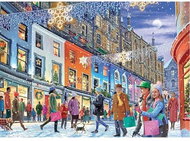 Falcon Puzzle Christmas in Edinburgh 1000 pieces - Jigsaw Puzzle