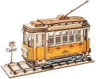 3D Puzzle Robotime Rolife 3D wooden puzzle Tram 145 pieces - 3D puzzle