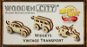 Wooden City 3D puzzle mini set Widgets: Historical vehicles 35 pieces - 3D Puzzle