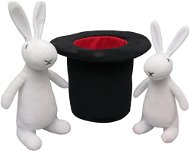 Rabbits Bob and Bobek in hat, 3-piece set - Soft Toy