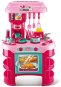 Play Kitchen Baby Mix Baby Kitchen Little Chef pink 32 pcs - Dětská kuchyňka