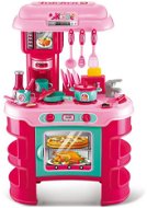 Baby Mix Dětská kuchyňka Little Chef růžová 32 ks - Dětská kuchyňka