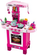 Baby Mix Detská kuchynka malý šéfkuchár ružová - Detská kuchynka