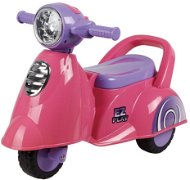 Baby Mix Dětské odrážedlo motorka se zvukem Scooter růžové - Odrážedlo