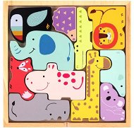 Drevené puzzle so zvieratkami - Drevené puzzle