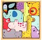 Drevené puzzle so zvieratkami - Drevené puzzle