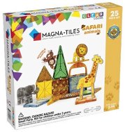 Magna-Tiles 25 - Zvířátka Safari - Building Set