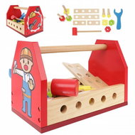 Kruzzel 11225 Wooden tools in crate - Children's Tools