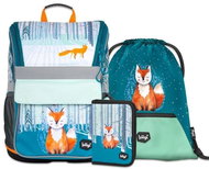Baagl Zippy Foxie school bag for first graders - 3 pieces - School Set