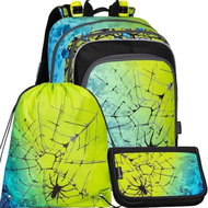 School backpack set for first graders BAGMASTER ALFA 20 C - 3 pieces - School Set