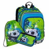 School backpack set for first graders BAGMASTER ALFA 8 C - 3 pieces - School Set