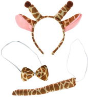 Dětská sada žirafa - safari - unisex - 3 ks - Karnevalová maska