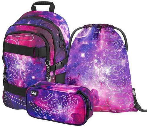 Školní batoh v setu Baagl skate Galaxy - 3 díly - Školní set - Hlavní obrázek