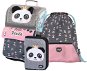 Baagl Zippy Panda school bag for first graders - 3 pieces - School Set