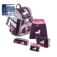School bag in Step by Step TOUCH Unicorn set, AGR certificate - 5 pieces - School Set