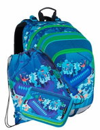 School backpack set for first graders BAGMASTER ALFA 21 B - 3 pieces - School Set