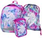 School Set School bag in set for first graders Baagl Shelly Unicorn - 3 pieces - Školní set