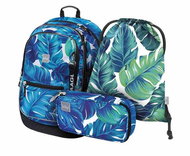 School backpack in Baagl Core Monstera set - 3 pieces - School Set