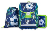 School briefcase in set for first graders Oxybag PREMIUM Football goal - School Set
