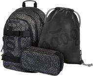 School backpack set Baagl skate Ash - 3 pieces - School Set