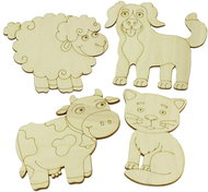 Ulanik Wooden colouring book "Pets" - Figure