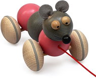 Ulanik Caterpillar Mouse on a string - Push and Pull Toy