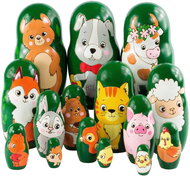 Ulanik Wooden toy "Forest, home and farm animals" - Figure