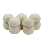 Ulanik Wooden set "5 mushrooms" - Montessori Toy