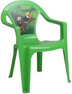 Detský záhradný nábytok – Plastová stolička zelená - Detský nábytok