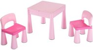 Detská sada stolík a dve stoličky ružová - Detský nábytok