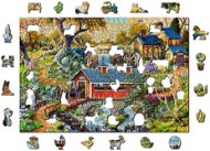 Jigsaw Woden City Wooden Puzzle Rural Bridges 2in1, 505 pieces eco - Puzzle