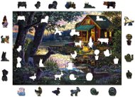 Jigsaw Woden City Wooden puzzle Evening at the lake house 2in1, 505 pieces eco - Puzzle