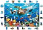 Woden City Dřevěné puzzle Život v oceánu 2v1, 505 dílků eko - Puzzle