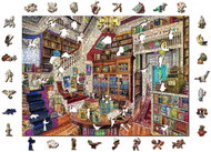 Woden City Wooden Puzzle Wish Bookstore 2in1, 1010 pieces eco - Jigsaw Puzzle