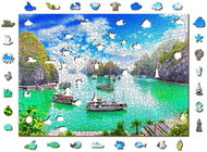 Woden City Wooden puzzle Halong Bay, Vietnam 2in1, 1010 pieces eco - Jigsaw Puzzle