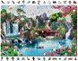 Woden City Wooden Puzzle Waterfalls in Japanese Garden 2in1, 2000 pieces eco - Jigsaw