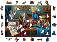 Woden City Wooden Puzzle Violin Music Table 2in1, 505 pieces eco - Jigsaw Puzzle