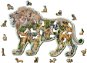 Woden City Dřevěné puzzle Řvoucí lev 250 dílků eko - Puzzle
