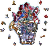 Woden City Dřevěné puzzle Skrytá zahradní konev 250 dílků eko - Puzzle