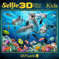 M. I. C. Puzzle Dolphin Selfie 3D 48 pieces - Jigsaw Puzzle