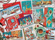 Cobble Hill Puzzle Christmas Greetings 1000 pieces - Jigsaw Puzzle