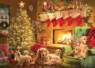 Cobble Hill Puzzle Cozy Fireplace 1000 pieces - Jigsaw Puzzle