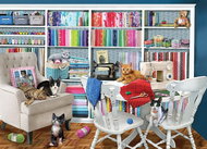 Cobble Hill Puzzle Sewing Workshop 1000 pieces - Jigsaw Puzzle