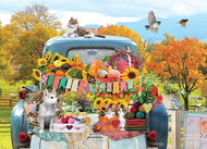 Cobble Hill Autumn Van Puzzle 500 pieces - Jigsaw Puzzle